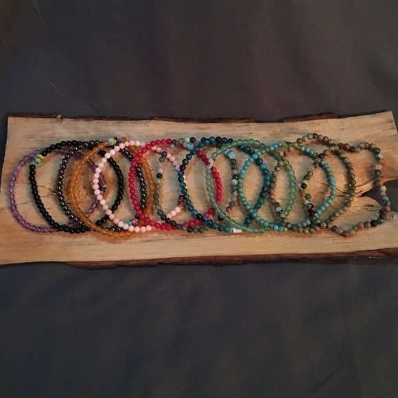 ❇️❤️semiprecious mini beaded bracelet - Picture 5 of 6